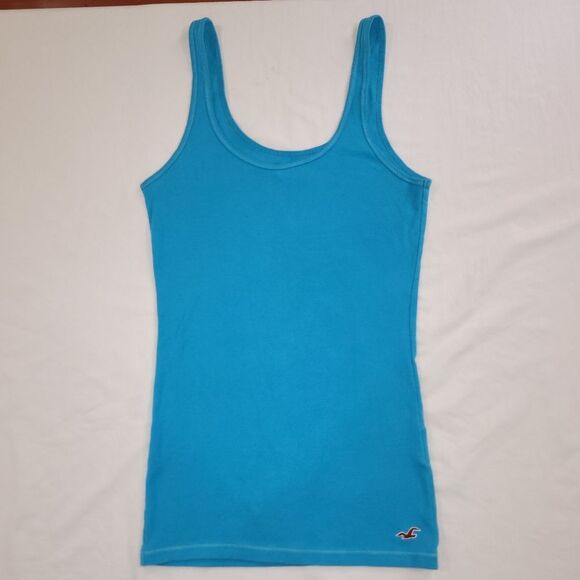Hollister Size Large Women's Blue Tank Top - Picture 1 of 6